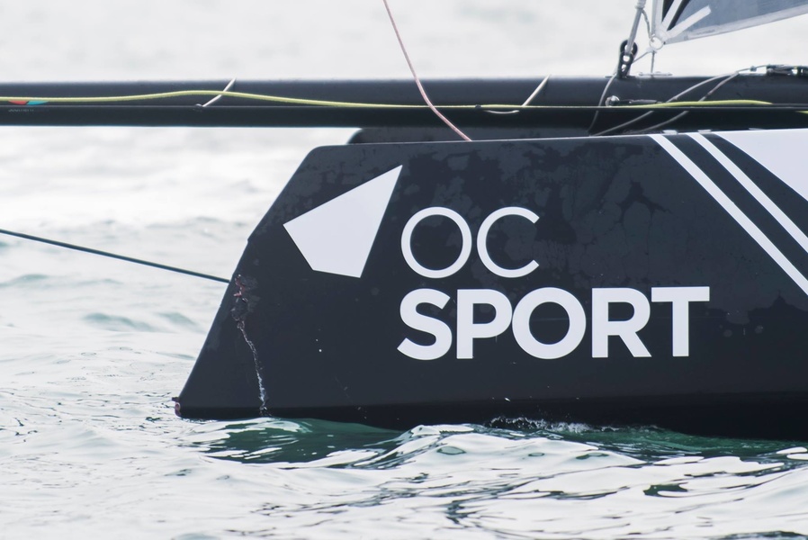 Damage to the New Zealand team boat