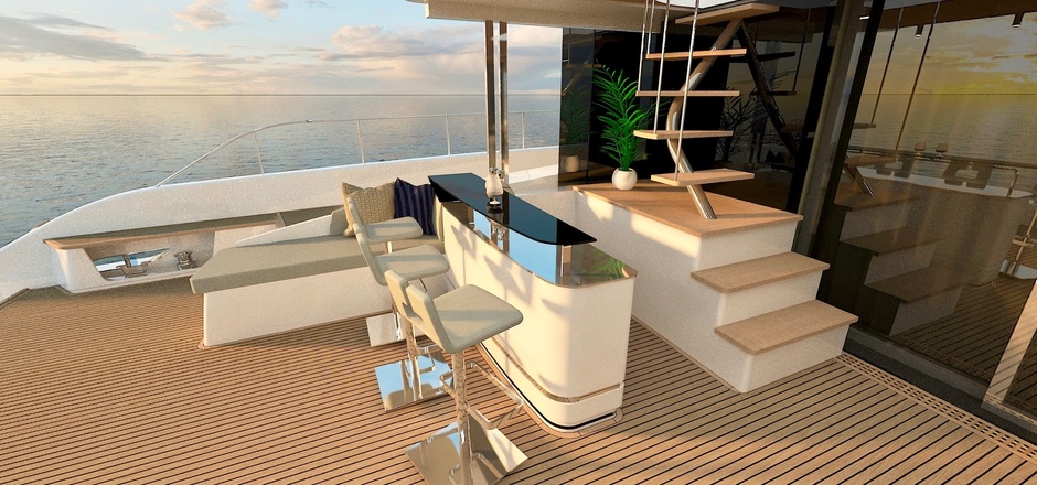 Aft deck