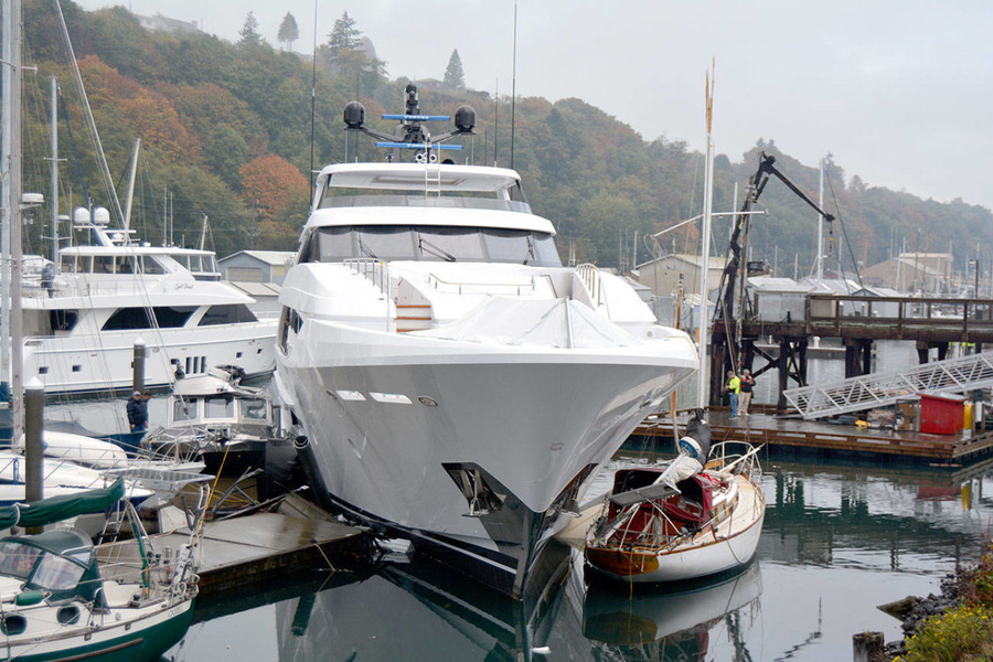 A six-person crew was to deliver a $24-25 million superyacht to a new owner in Fort Lauderdale, Florida. Now we're gonna have to hold off on that.