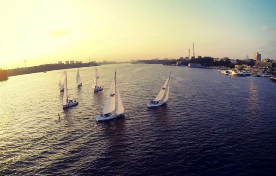 Wednesday Night Race в московском Royal Yacht Club. Фото: М.Грошев